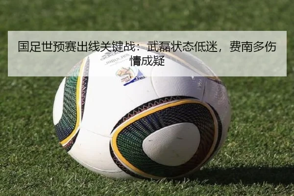 国足世预赛出线关键战：武磊状态低迷，费南多伤情成疑